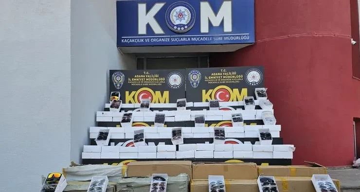 Adana’da 14 Milyon TL’lik Kaçak Ürün Ele Geçirildi